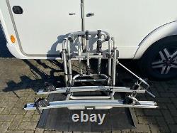 Motorhome bike rack for rear of motorhome or caravans. Thule V16 Lift