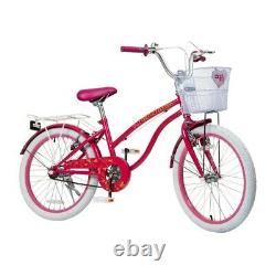 Our Generation 20 Inch Bike with White basket and rear wheel rack