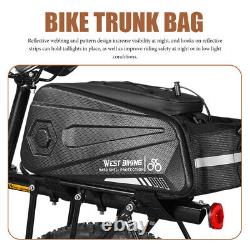 Portable Waterproof Bike Trunk Rear Bike Bag Outdoor Home Friends
