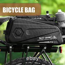 Portable Waterproof Bike Trunk Rear Bike Bag Outdoor Home Friends