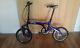 Purple Birdy German Folding Bike Riese&mueller With Rear Rack