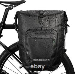 ROCKBROS Bike Pannier Bags Waterproof 27L Large Capacity Bike Rear Seat-2 PCS