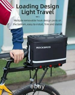 ROCKBROS Waterproof Bicycle Rack Tail Camera Trunk Reflective Bag Shockprook