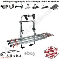 Rear Mounted 3 Bikes Bike Carrier Rack Cycle Trunk LOGIC 3 Without Straps
