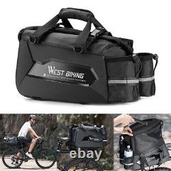 Reflective Details Bicycle Bag MTB Bike Rear Rack SeatPack Waterproof 13L 25L