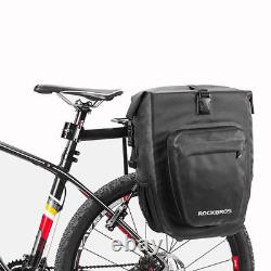 RockBros Bicycle Bike Rear Rack Bag Pannier Bag Waterproof Travel Cummute 18/27L