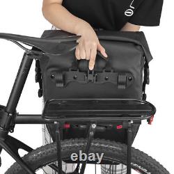 RockBros Bicycle Bike Rear Rack Bag Pannier Bag Waterproof Travel Cummute 18/27L