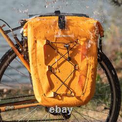 Rockbros Waterproof 32L Bicycle Pannier Rear Rack Trunk Bag Bike Bag Travel