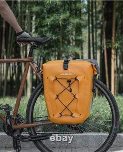 Rockbros Waterproof 32L Bicycle Pannier Rear Rack Trunk Bag Bike Bag Travel