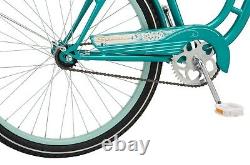 Schwinn Huntington Cruiser Bike 26 wheels single speed women teal rear rack new