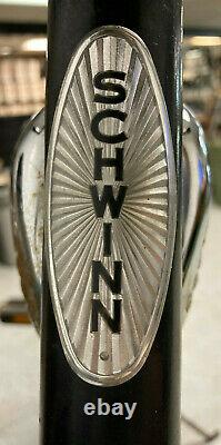 Schwinn'Panther III' chrome front/rear racks and fenders, chain-guard. Vintage