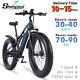 Shengmilo Mx02s 26in Fat Tyre Men's Electric Mountain Bike 1000w, 48v, Black