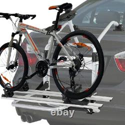 Silver MILD Steel Trunk Mount Bracket Arm Kit Rear Bicycle/bike Rack Carrier