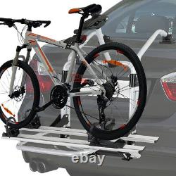 Silver Powder Coated Universal Rear Car Trunk Mount Bike/bicycle Rack Carrier