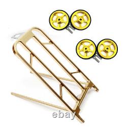 Stylish Rack for BROMPTON folding bike in ROSE GOLD