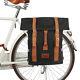 Tourbon Bike Rear Rack Pannier Laptop City Commuter Backpack Cycling Seat Pack