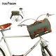 Tourbon Canvas Single Bike Rear Rack Pannier Bicycle Handlebar Bag Cycling Pack