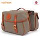 Tourbon Cycling Bicycle Double Panniers Bike Rear Rack Bag Gray Uk Special Offer