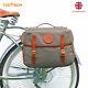 Tourbon Cycling Bicycle Double Panniers Bike Rear Rack Storage Bag Gray Uk