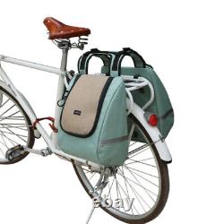 TOURBON Picnic Insulated Cooler Bag Bicycle Double Pannier Luggage Rack Gift UK