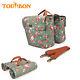 Tourbon Waterproof Bike Double Panniers Rack Pack Canvas Roll Up Bag Cycling