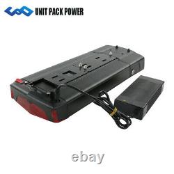 UPP 36V 13Ah 17,5Ah Rear Rack E-bike Battery Li-ion Pack LED Lockable 200W-500W