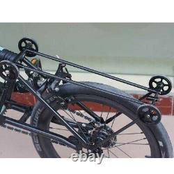 Ultralight Carbon & Titanium Rear Rack with Ti Bolt for Brompton Folding Bike
