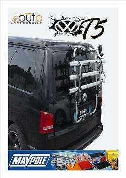 VW Volkswagen T5 CYCLE CARRIER 3 BIKE RACK, REAR tailgate FIT Menabo bc3055