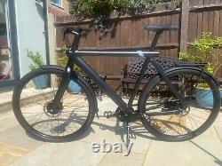 Vanmoof S3 electric bike dark grey only 85km rear rack and branded large pannier