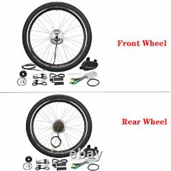 Voilamart 26 Electric Bicycle Motor Conversion Kit Front/Rear Wheel E Bike PAS