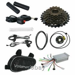 Voilamart Rear Electric Bicycle Motor Conversion Hub Kit 36V 500W For 26 withRack