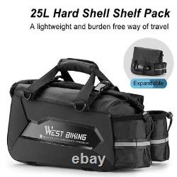 WESTBIKE Waterproof Trunk Bag for MTB Bike Rear Rack Seat 13 25L Capacity