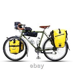 Waterproof Bike Bag 27L Travel Cycling Basket Bicycle Rear Rack Tail Seat Trunk