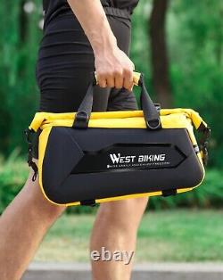 Waterproof MTB Bike Pannier Hard Shell Bicycle Bag Black Yell / 10 Day Delivery