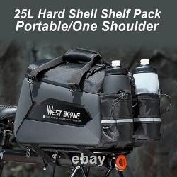Waterproof Trunk Bag for MTB Bicycles Bike Rear Rack SeatPack 13 25L for Travel