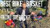 What S Best A Front Or Back Basket On Your Bike