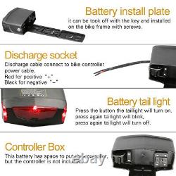 X-go 36V 13Ah 500W 750W LED E-bike Rear Rack Lithium Li-ion Battery withCharger UK